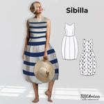 Schnittmuster Damen Kleid Sibilla Gr. 34-54 - Sewando