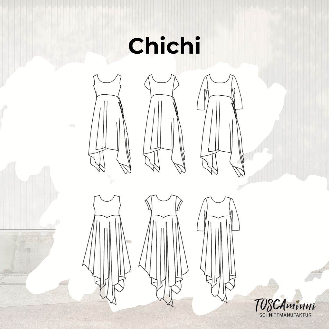 Schnittmuster Damen Kleid Chichi Gr. 34-54 - Sewando