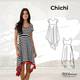 Schnittmuster Damen Kleid Chichi Gr. 34-54 - Sewando