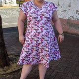 Schnittmuster Raglanshirt/-kleid „Ein zarter Flügelschlag“ Damen Gr. 32 - 58 : - Sewando