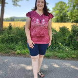 Schnittmuster Raglanshirt/-kleid „Ein zarter Flügelschlag“ Damen Gr. 32 - 58 : - Sewando
