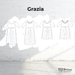 Schnittmuster Damen Kleid Grazia Gr. 34-54 - Sewando