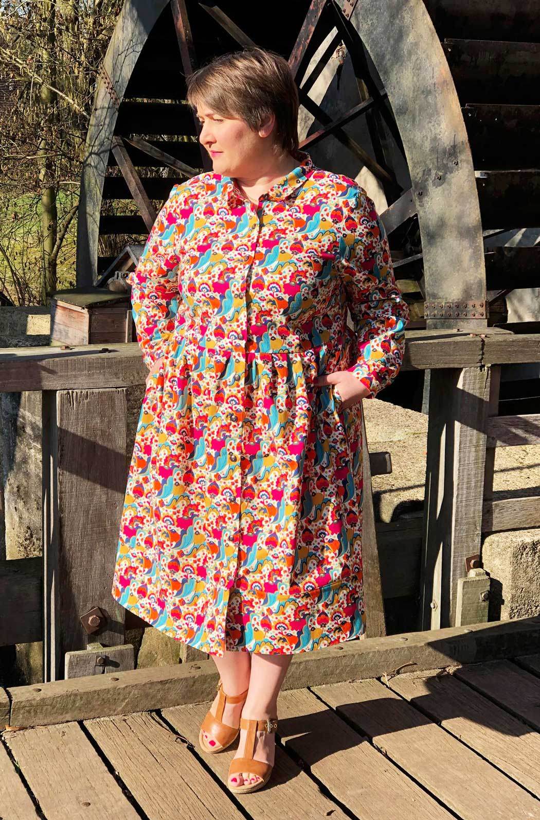 Schnittmuster Hemdblusenkleid BELLA DONA (34-56) : - Sewando