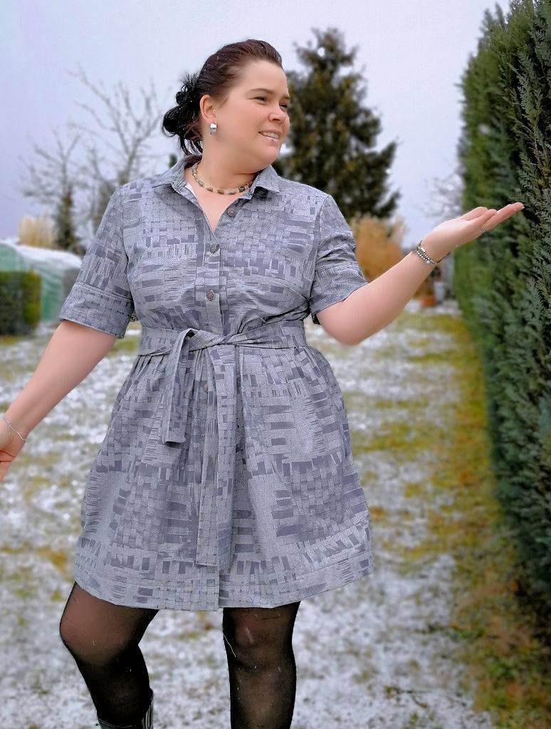 Schnittmuster Hemdblusenkleid BELLA DONA (34-56) : - Sewando