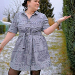 Schnittmuster Hemdblusenkleid BELLA DONA (34-56) : - Sewando