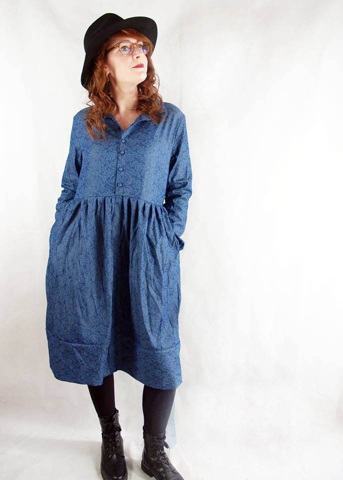 Schnittmuster Hemdblusenkleid BELLA DONA (34-56) : - Sewando