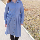 Schnittmuster Hemdblusenkleid BELLA DONA (34-56) : - Sewando