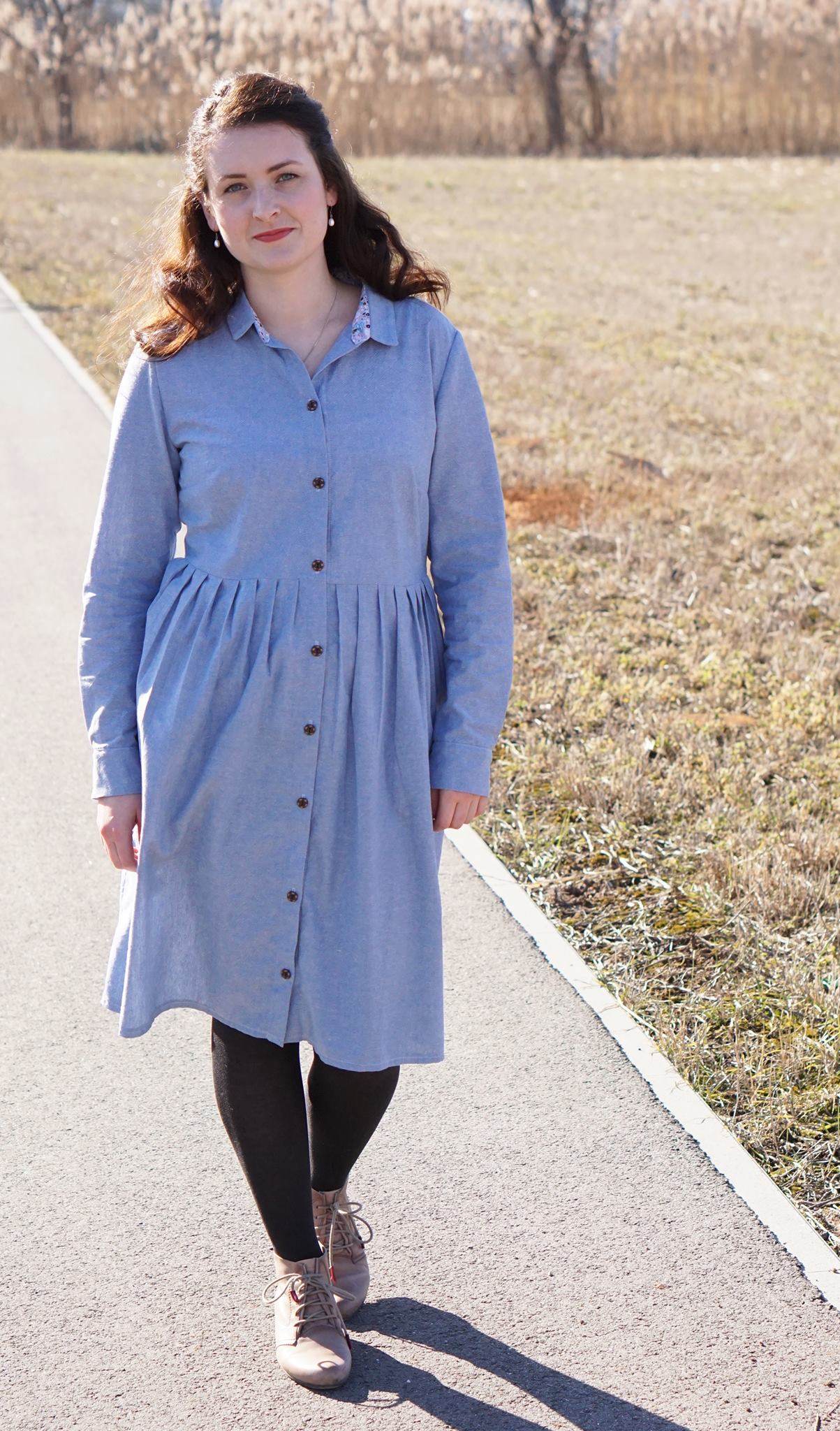 Schnittmuster Hemdblusenkleid BELLA DONA (34-56) : - Sewando