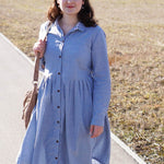 Schnittmuster Hemdblusenkleid BELLA DONA (34-56) : - Sewando