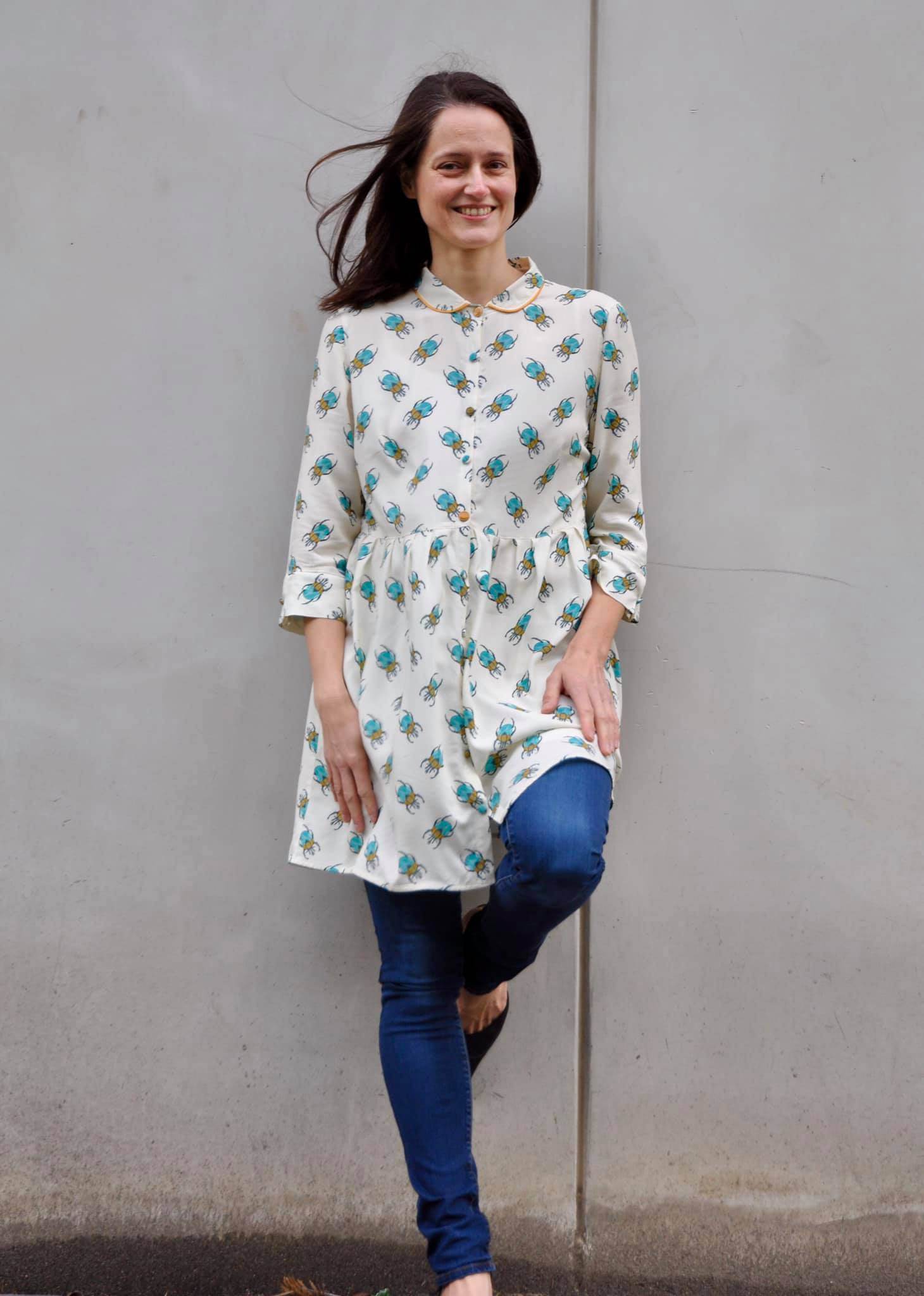 Schnittmuster Hemdblusenkleid BELLA DONA (34-56) : - Sewando