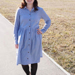 Schnittmuster Hemdblusenkleid BELLA DONA (34-56) : - Sewando