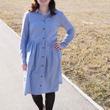 Schnittmuster Hemdblusenkleid BELLA DONA (34-56) : - Sewando