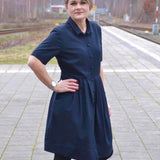 Schnittmuster Hemdblusenkleid BELLA DONA (34-56) : - Sewando
