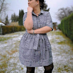 Schnittmuster Hemdblusenkleid BELLA DONA (34-56) : - Sewando