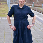Schnittmuster Hemdblusenkleid BELLA DONA (34-56) : - Sewando