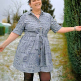 Schnittmuster Hemdblusenkleid BELLA DONA (34-56) : - Sewando