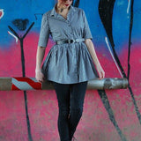 Schnittmuster Hemdblusenkleid BELLA DONA (34-56) : - Sewando