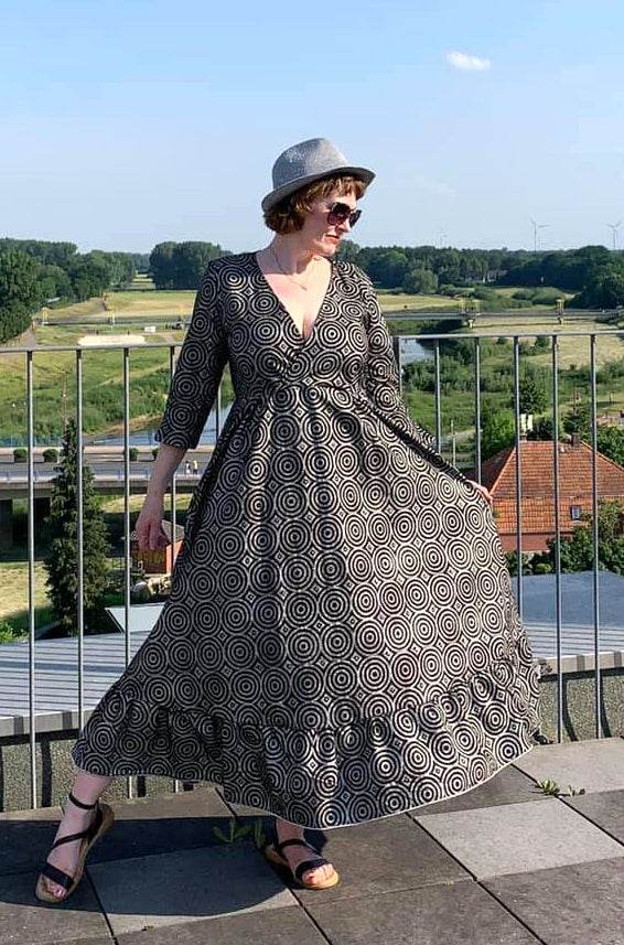 Schnittmuster Maxikleid Kleid MARINGA (34-46) : - Sewando