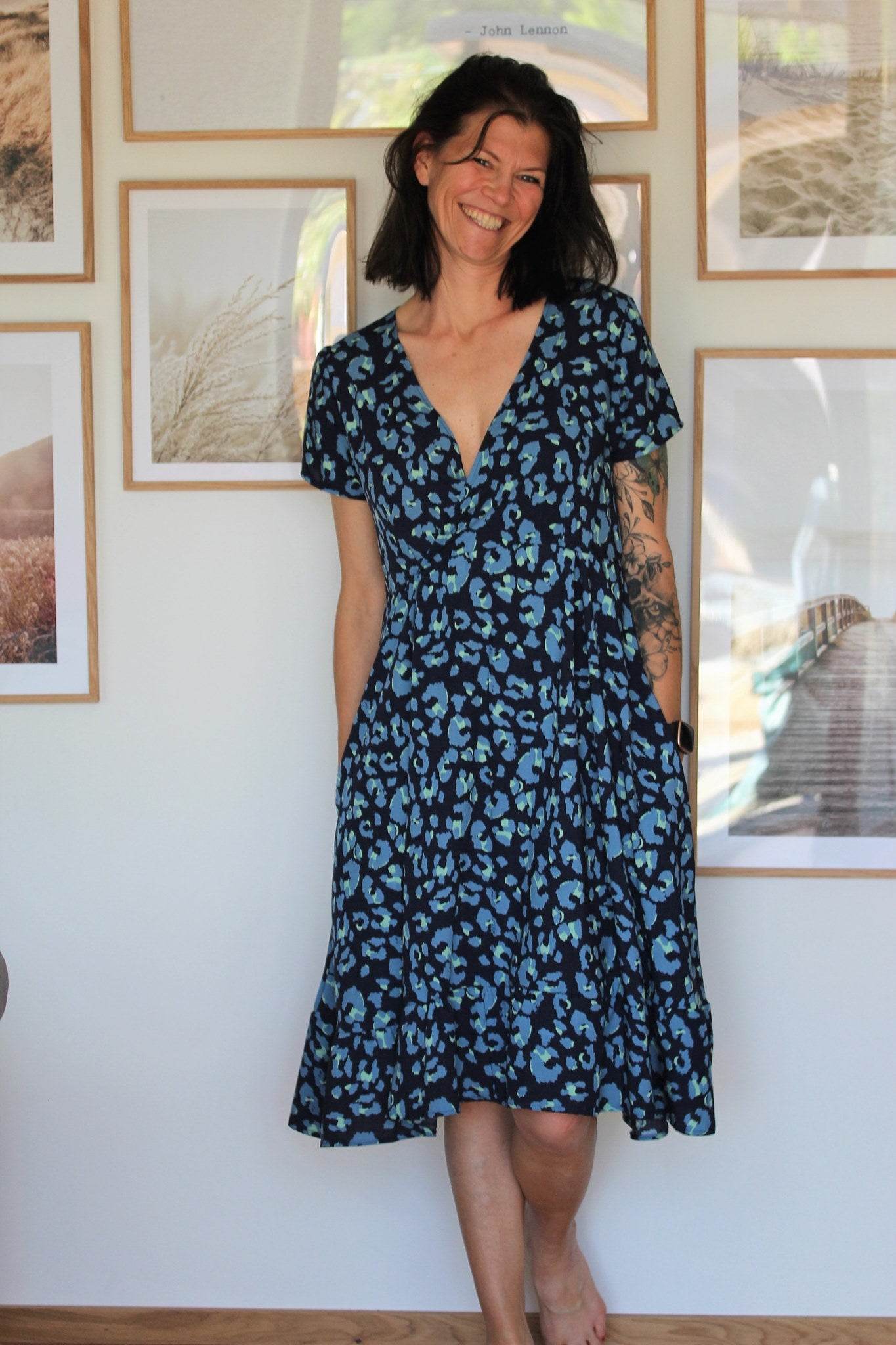 Schnittmuster Maxikleid Kleid MARINGA (34-46) : - Sewando