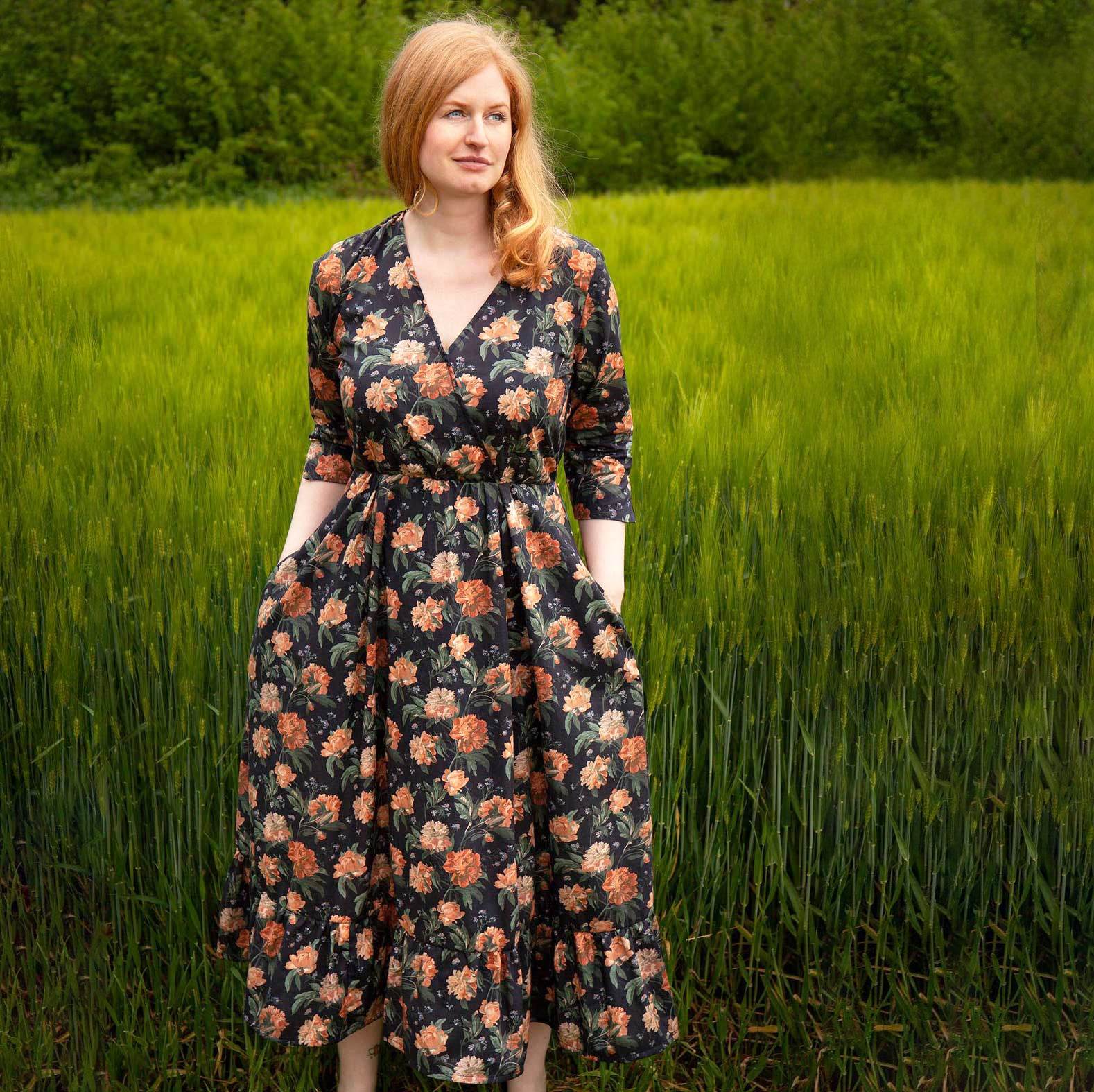 Schnittmuster Maxikleid Kleid MARINGA (34-46) : - Sewando