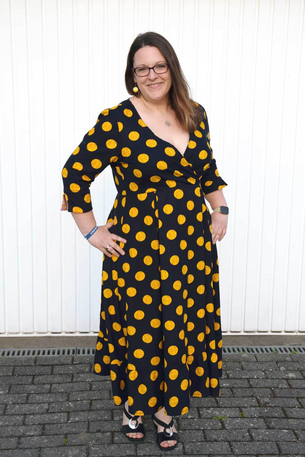 Schnittmuster Maxikleid Kleid MARINGA curvy (46-56) : - Sewando