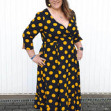 Schnittmuster Maxikleid Kleid MARINGA curvy (46-56) : - Sewando