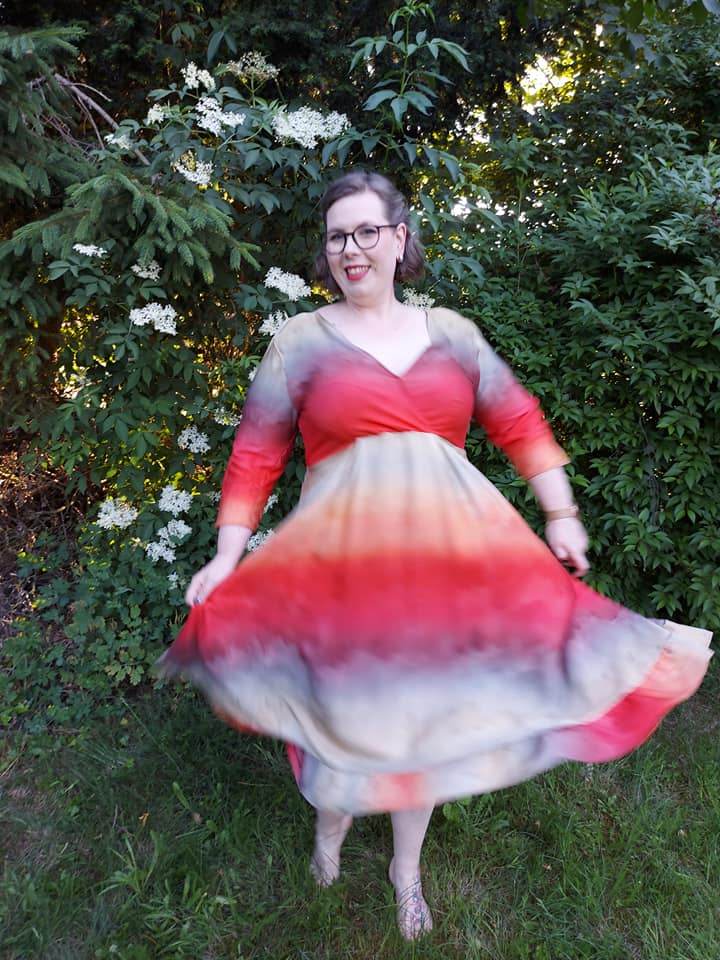Schnittmuster Maxikleid Kleid MARINGA curvy (46-56) : - Sewando