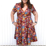 Schnittmuster Maxikleid Kleid MARINGA curvy (46-56) : - Sewando