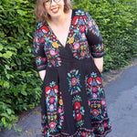 Schnittmuster Maxikleid Kleid MARINGA curvy (46-56) : - Sewando