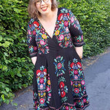 Schnittmuster Maxikleid Kleid MARINGA curvy (46-56) : - Sewando