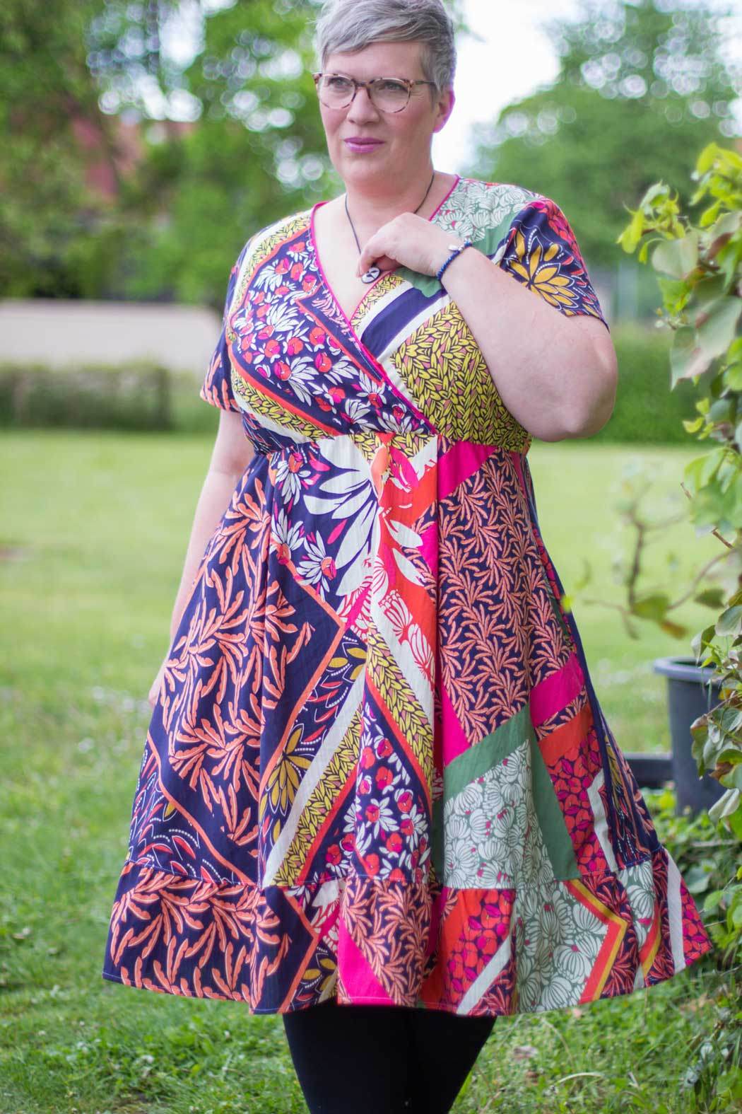 Schnittmuster Maxikleid Kleid MARINGA curvy (46-56) : - Sewando