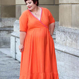 Schnittmuster Maxikleid Kleid MARINGA curvy (46-56) : - Sewando