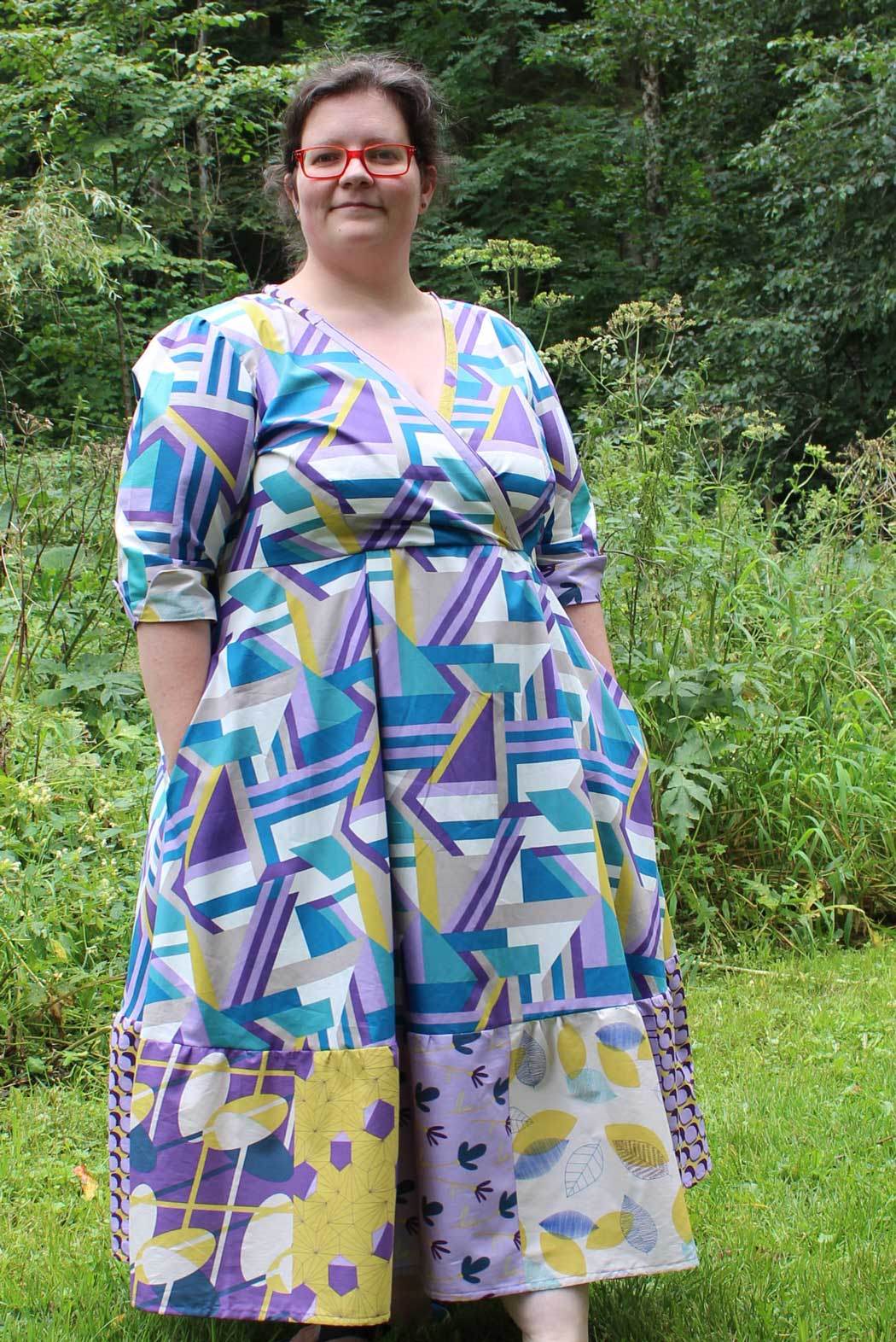 Schnittmuster Maxikleid Kleid MARINGA curvy (46-56) : - Sewando