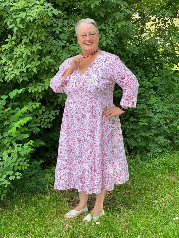 Schnittmuster Maxikleid Kleid MARINGA curvy (46-56) : - Sewando
