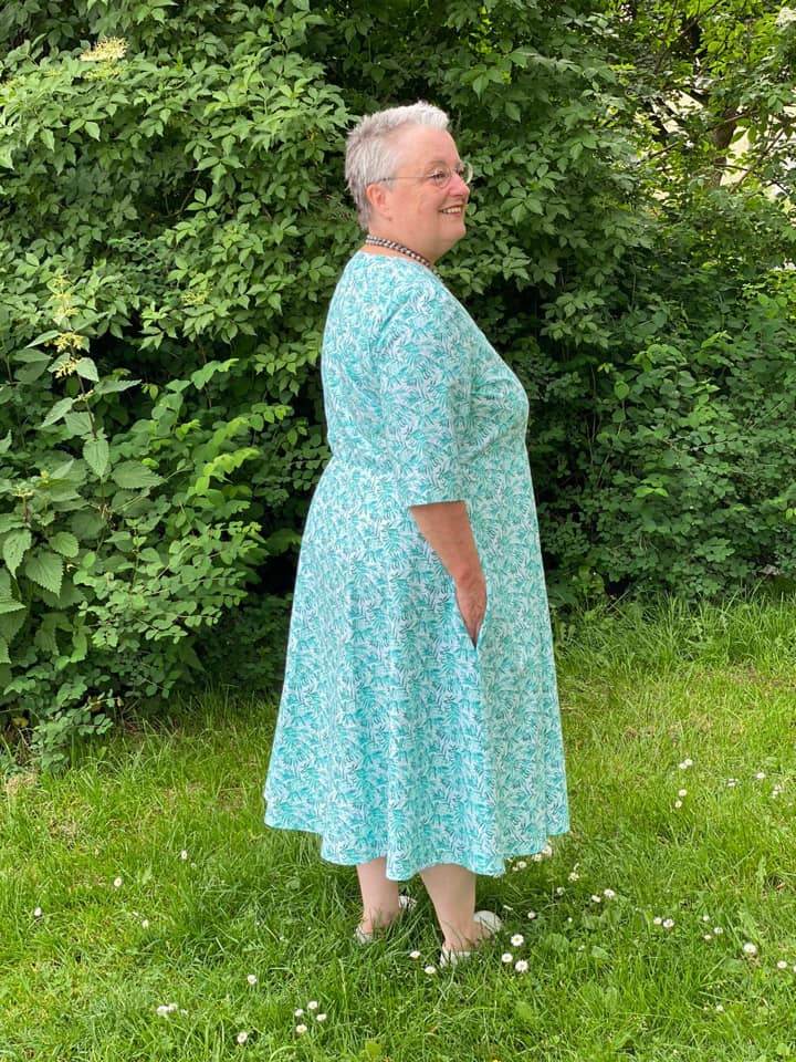 Schnittmuster Maxikleid Kleid MARINGA curvy (46-56) : - Sewando