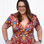 Schnittmuster Maxikleid Kleid MARINGA curvy (46-56) : - Sewando