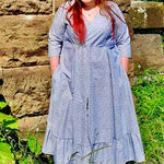 Schnittmuster Maxikleid Kleid MARINGA curvy (46-56) : - Sewando