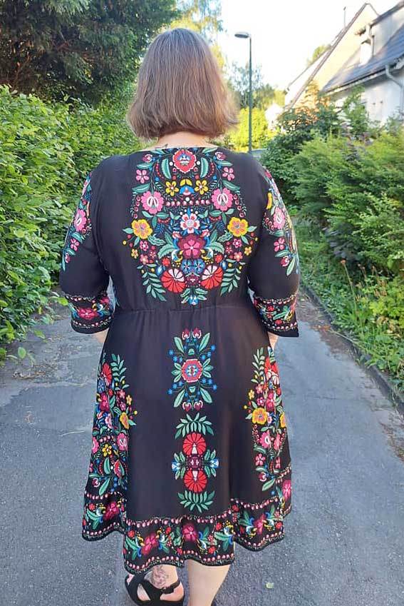 Schnittmuster Maxikleid Kleid MARINGA curvy (46-56) : - Sewando
