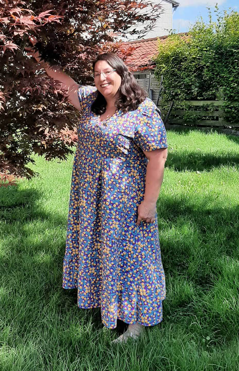 Schnittmuster Maxikleid Kleid MARINGA curvy (46-56) : - Sewando