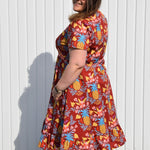 Schnittmuster Maxikleid Kleid MARINGA curvy (46-56) : - Sewando