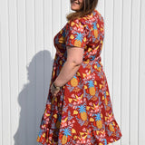 Schnittmuster Maxikleid Kleid MARINGA curvy (46-56) : - Sewando