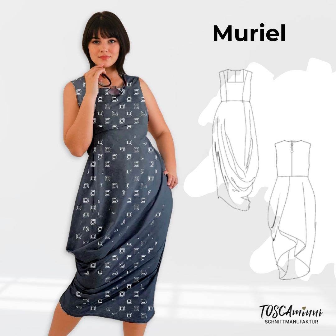 Schnittmuster Damen Kleid Muriel Gr. 34-54 - Sewando