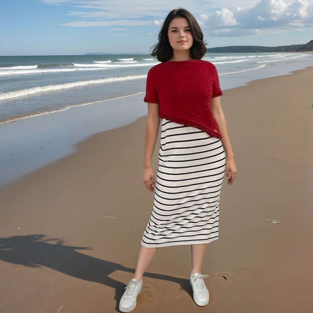 Schnittmuster Damen Kleid + Shirt Soleil Größe 34-54 - Sewando