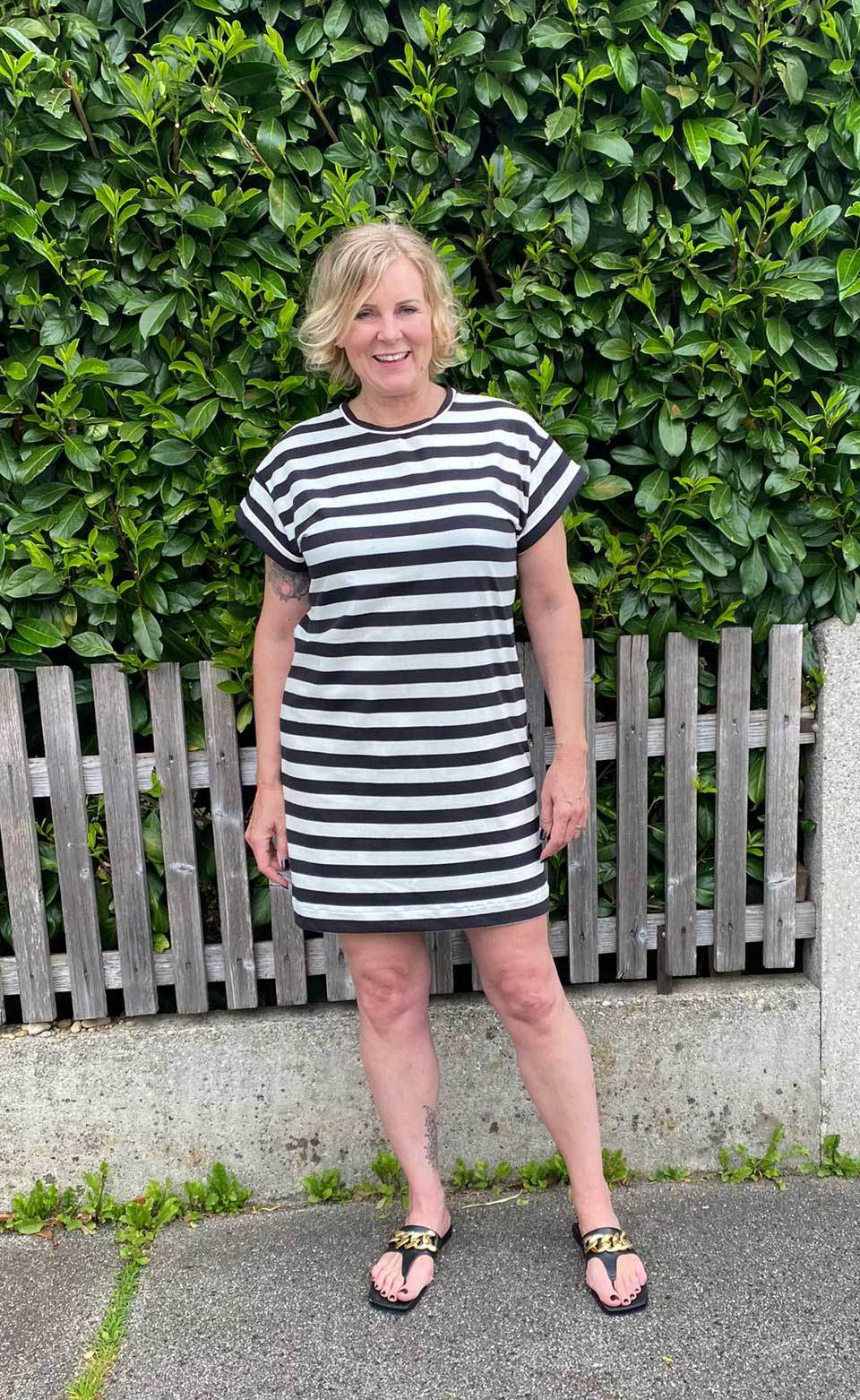 Schnittmuster T-Shirt Kleid UVA (32-58) : - Sewando