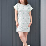 Schnittmuster T-Shirt Kleid UVA (32-58) : - Sewando