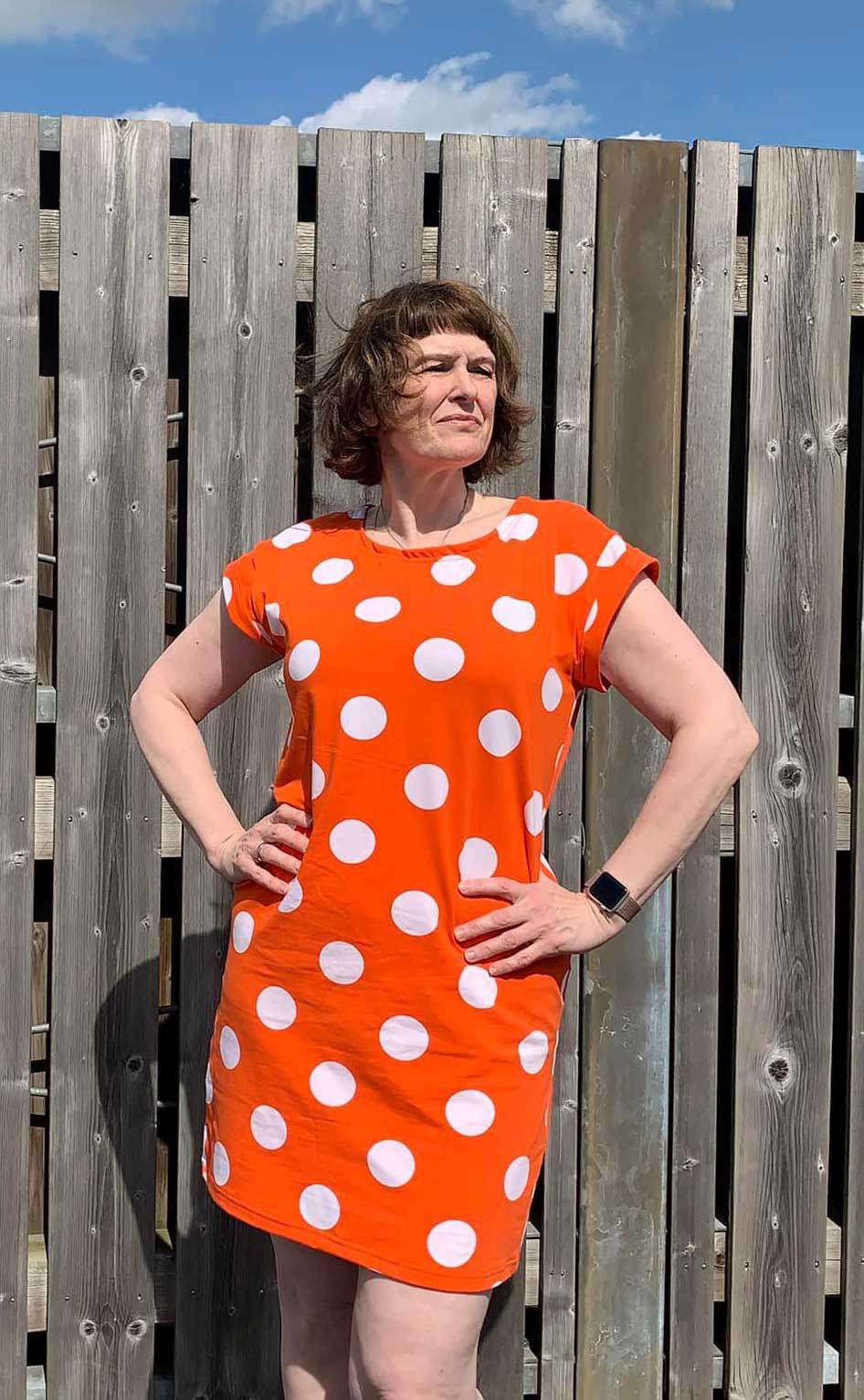 Schnittmuster T-Shirt Kleid UVA (32-58) : - Sewando