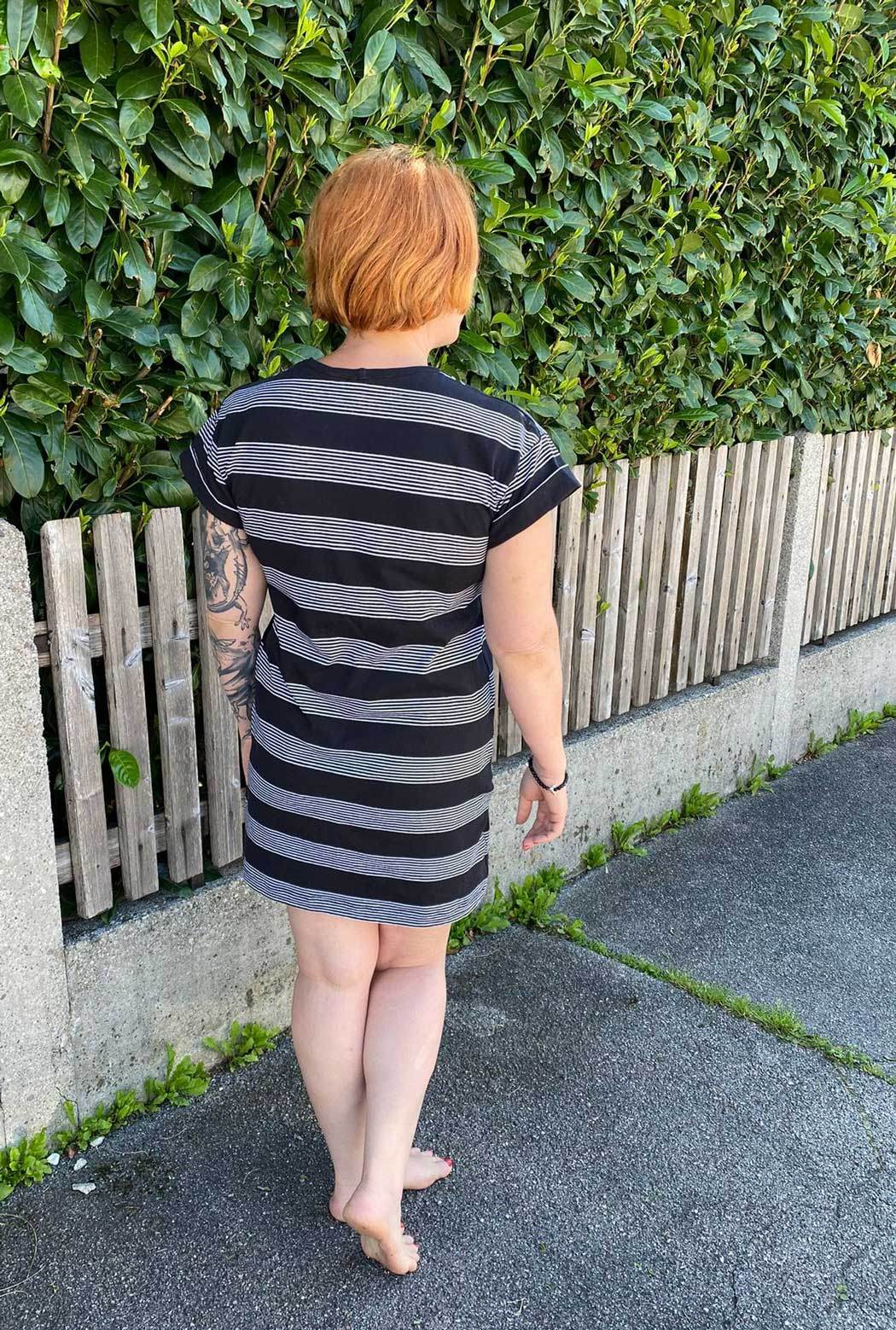 Schnittmuster T-Shirt Kleid UVA (32-58) : - Sewando