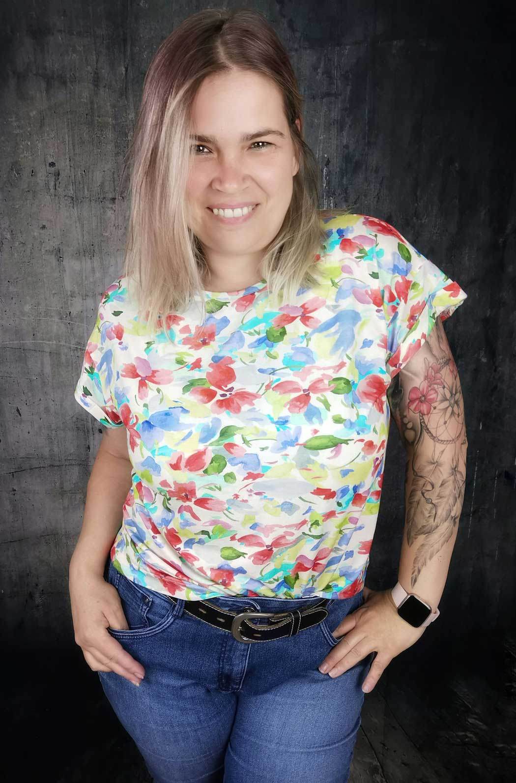Schnittmuster T-Shirt Kleid UVA (32-58) : - Sewando