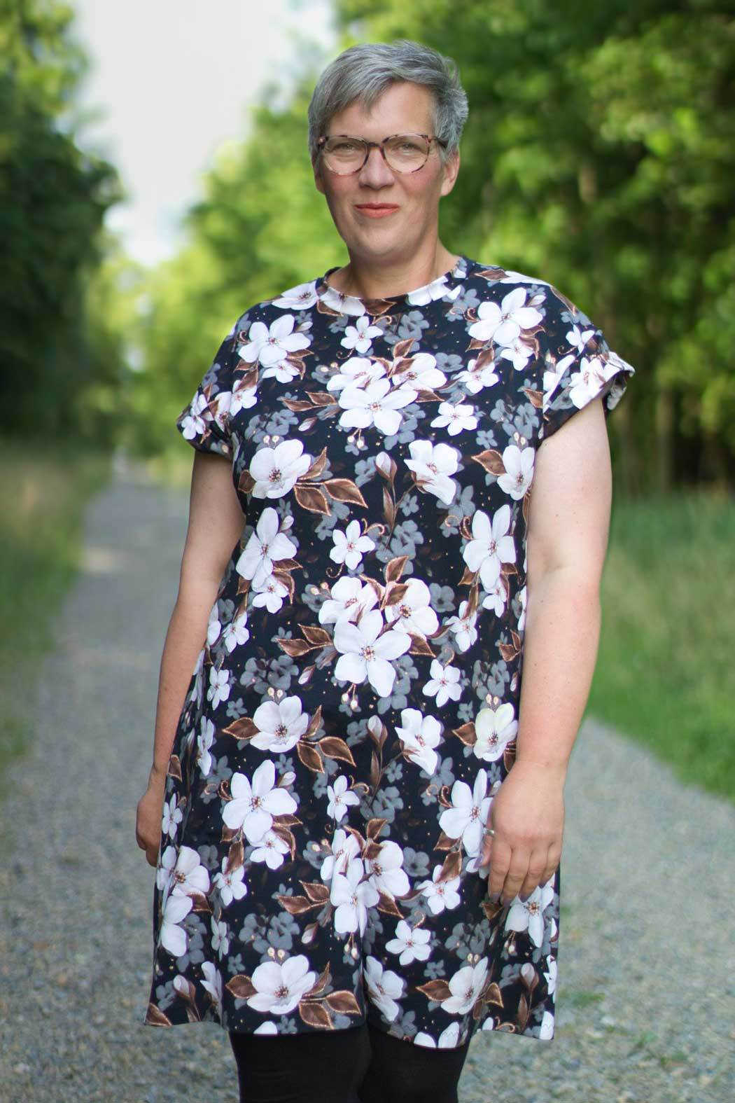 Schnittmuster T-Shirt Kleid UVA (32-58) : - Sewando