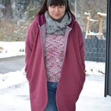 Schnittmuster Sweatmantel SUMARE (XXS-3XL) : - Sewando